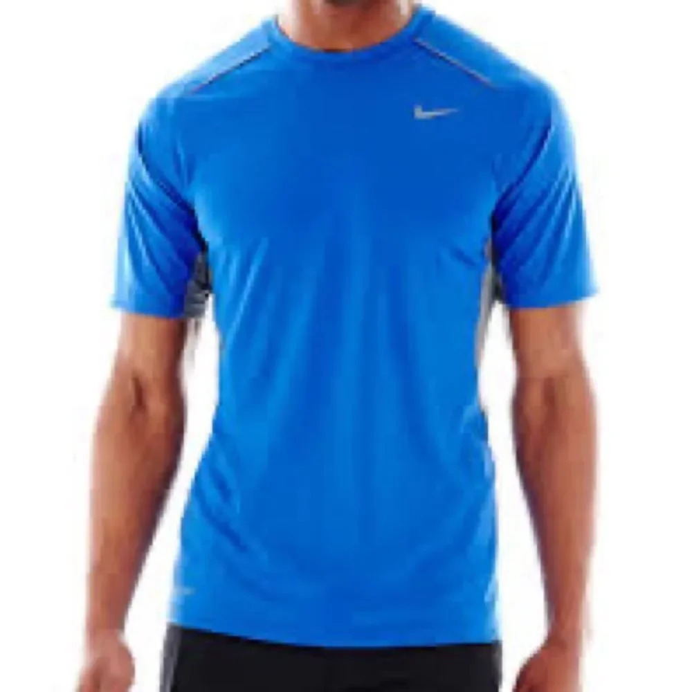 Nike blue short sleeve Dri-fit top L